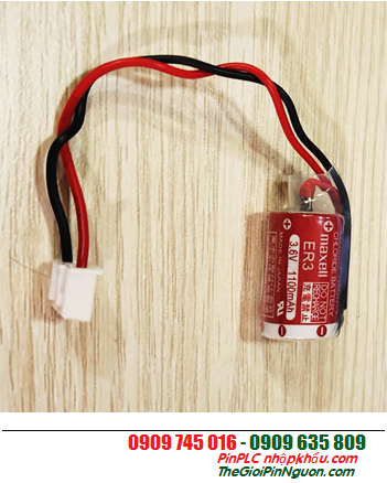 Maxell ER3, Pin nuôi nguồn Maxell ER3 (zắc trắng) lithium 3.6v 1/2AA 1100mAh chính hãng, 